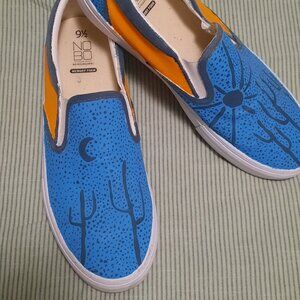 Custom No Boundaries Slide-On's
